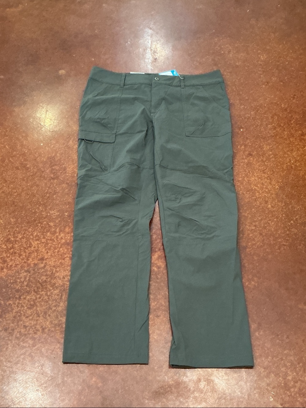 Columbia Women's Dark Green Straight Leg Cargo Pants